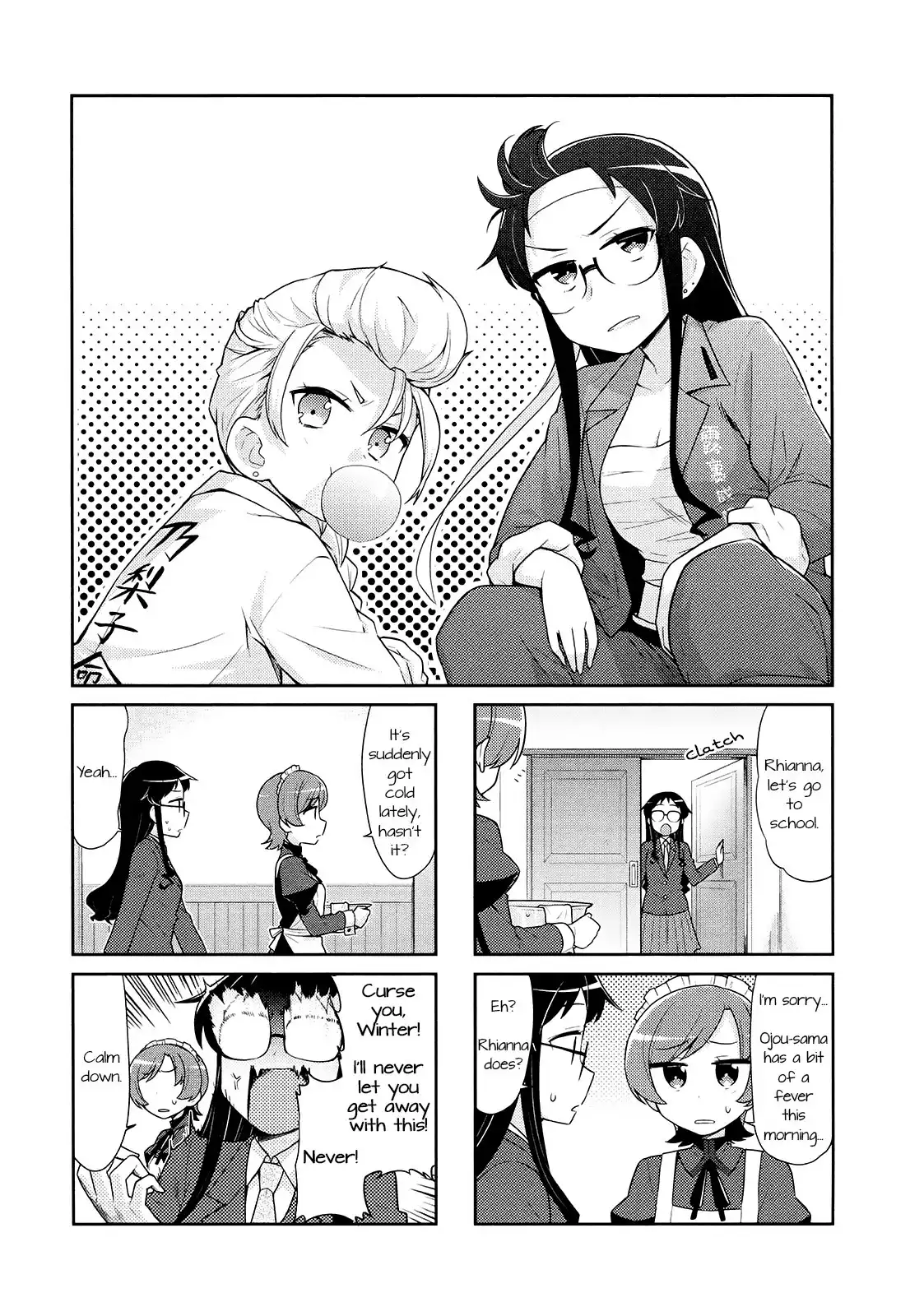 Majo to Houki to Kurobuchi Megane Chapter 40 1